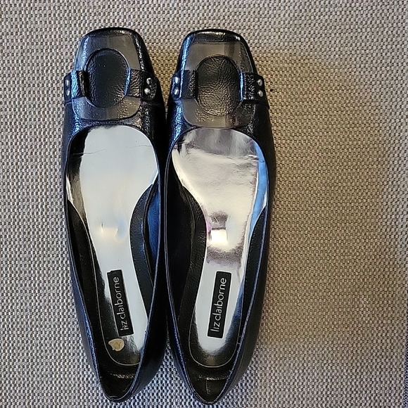 BLACK LOAFER SIZE 10 LIZCLAIBORNE - Picture 4 of 12